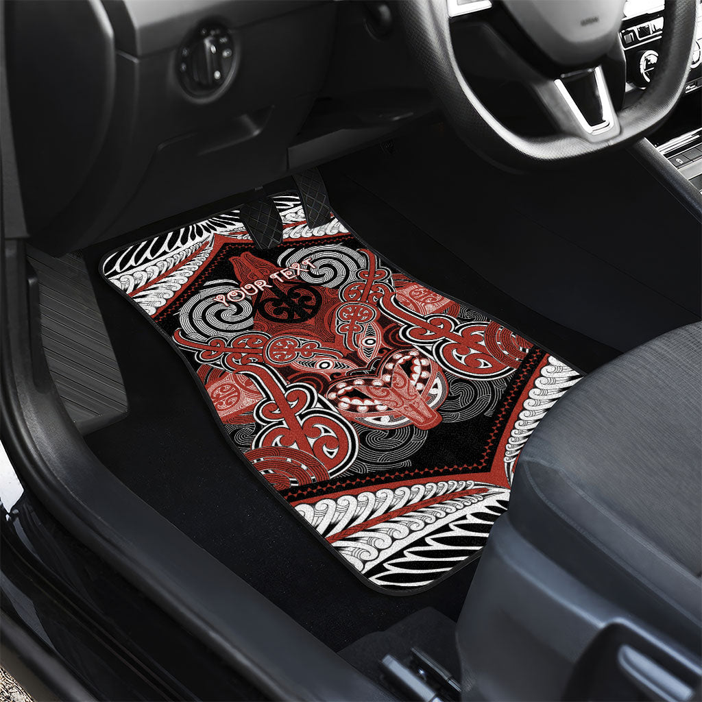 Aotearoa Iwi Rongowhakaata Personalised Car Mats Maori Kowhaiwhai Pattern