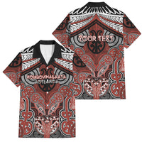 Aotearoa Iwi Rongowhakaata Personalised Family Matching Long Sleeve Bodycon Dress and Hawaiian Shirt Maori Kowhaiwhai Pattern