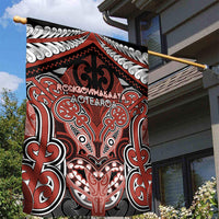 Aotearoa Iwi Rongowhakaata Garden Flag Maori Kowhaiwhai Pattern