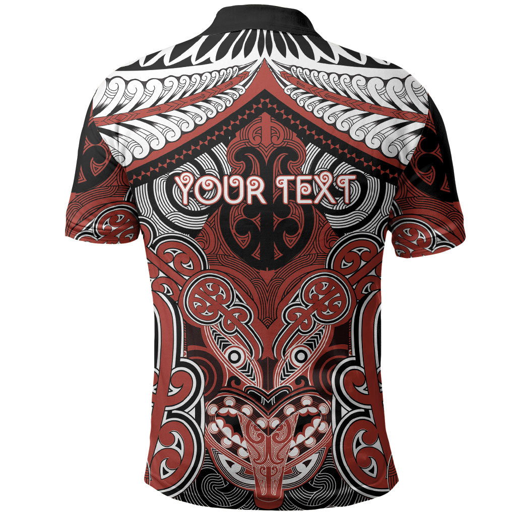 Aotearoa Iwi Rongowhakaata Personalised Polo Shirt Maori Kowhaiwhai Pattern