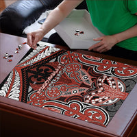 Aotearoa Iwi Rongowhakaata Puzzle Maori Kowhaiwhai Pattern