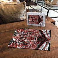Aotearoa Iwi Rongowhakaata Puzzle Maori Kowhaiwhai Pattern