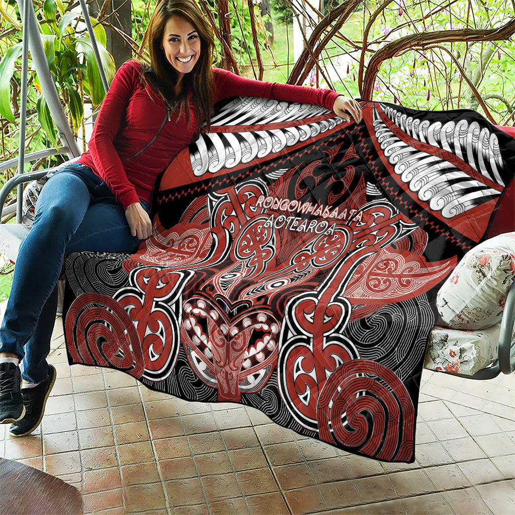 Aotearoa Iwi Rongowhakaata Quilt Maori Kowhaiwhai Pattern