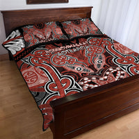Aotearoa Iwi Rongowhakaata Quilt Bed Set Maori Kowhaiwhai Pattern