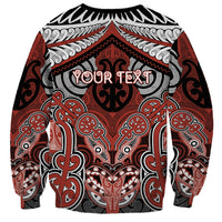 Aotearoa Iwi Rongowhakaata Personalised Sweatshirt Maori Kowhaiwhai Pattern