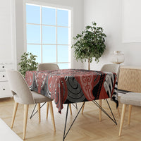 Aotearoa Iwi Rongowhakaata Tablecloth Maori Kowhaiwhai Pattern