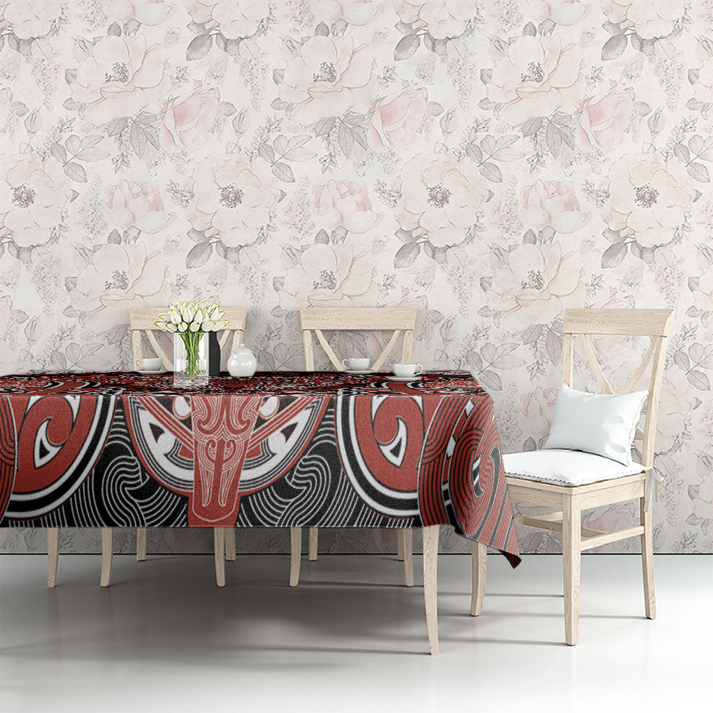 Aotearoa Iwi Rongowhakaata Tablecloth Maori Kowhaiwhai Pattern