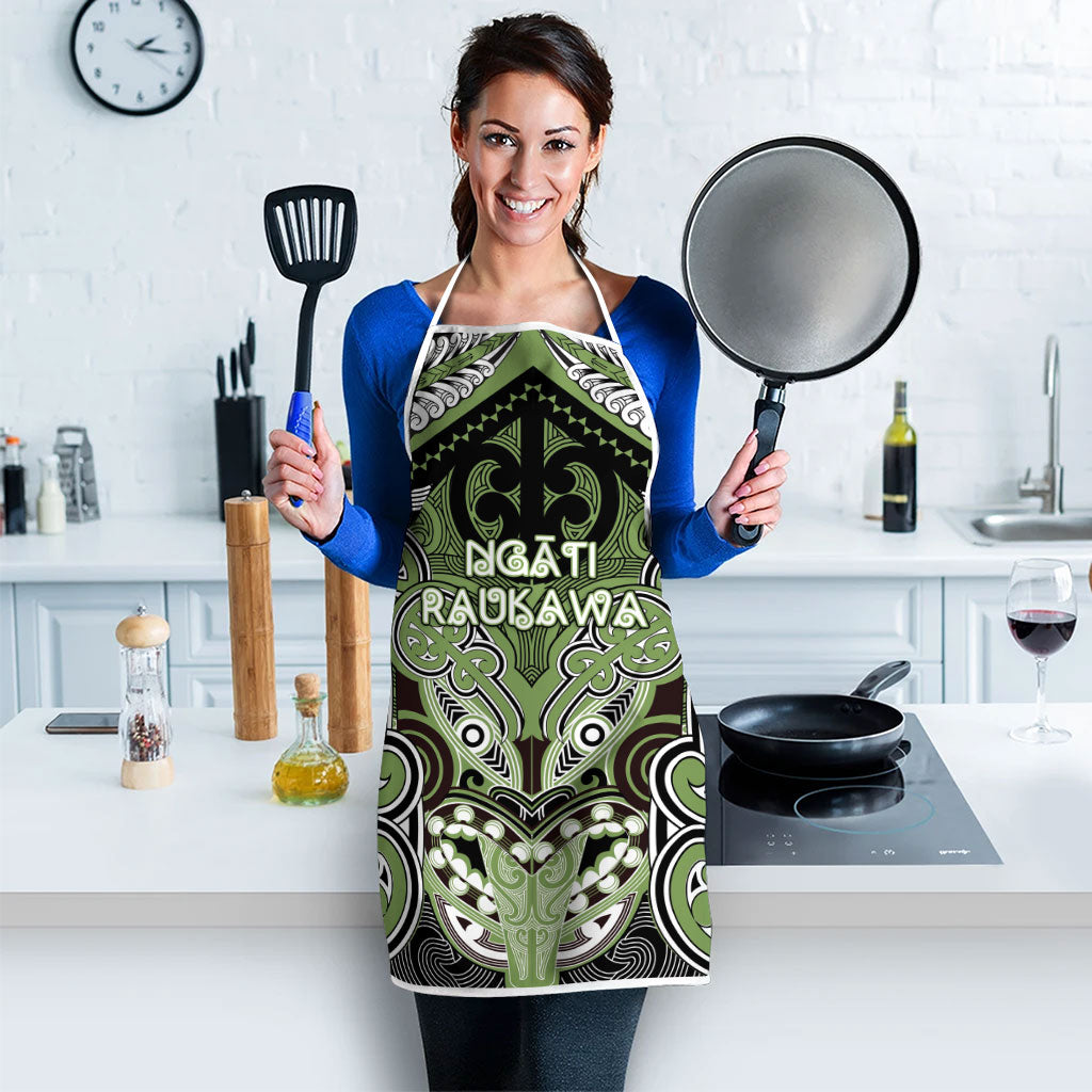 Aotearoa Iwi Ngati Raukawa Apron Maori Kowhaiwhai Pattern
