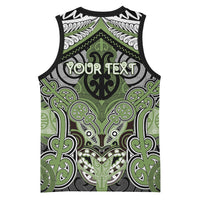 Aotearoa Iwi Ngati Raukawa Personalised Basketball Jersey Maori Kowhaiwhai Pattern
