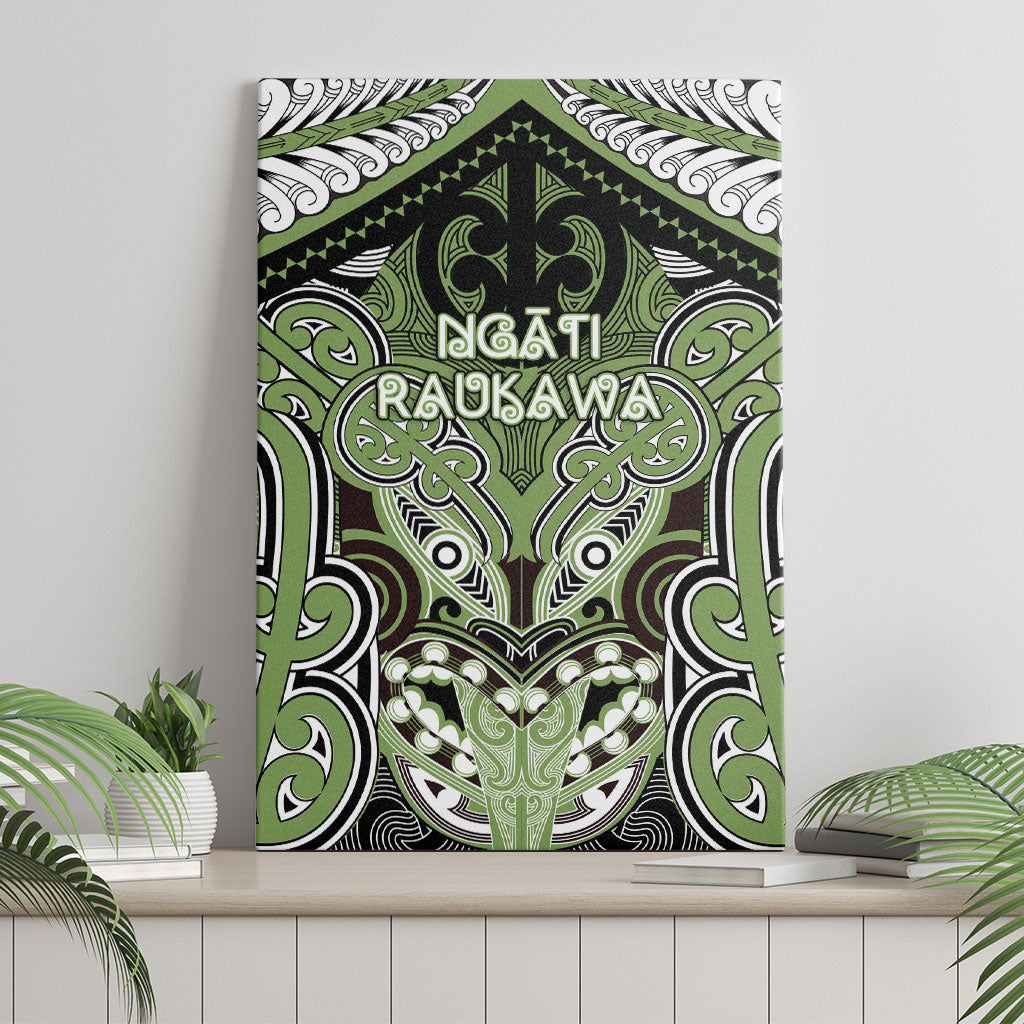 Aotearoa Iwi Ngati Raukawa Canvas Wall Art Maori Kowhaiwhai Pattern
