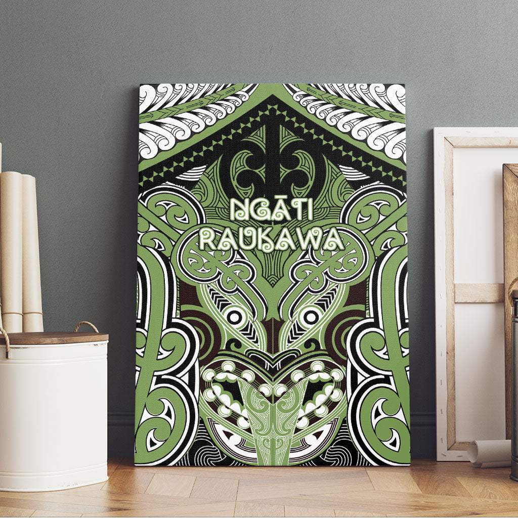 Aotearoa Iwi Ngati Raukawa Canvas Wall Art Maori Kowhaiwhai Pattern