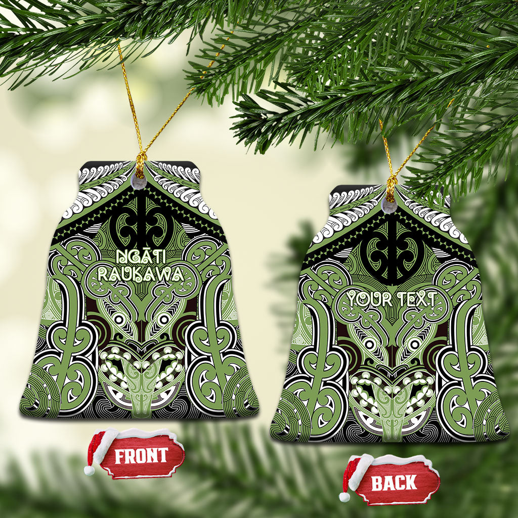 Aotearoa Iwi Ngati Raukawa Personalised Ceramic Ornament Maori Kowhaiwhai Pattern