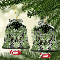 Aotearoa Iwi Ngati Raukawa Personalised Ceramic Ornament Maori Kowhaiwhai Pattern
