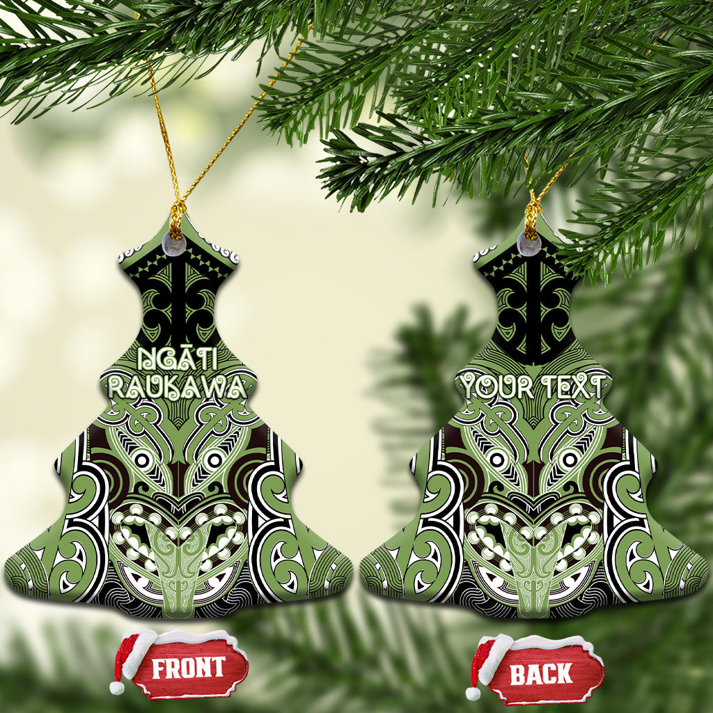 Aotearoa Iwi Ngati Raukawa Personalised Ceramic Ornament Maori Kowhaiwhai Pattern