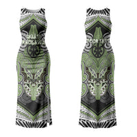 Aotearoa Iwi Ngati Raukawa Personalised Family Matching Tank Maxi Dress and Hawaiian Shirt Maori Kowhaiwhai Pattern