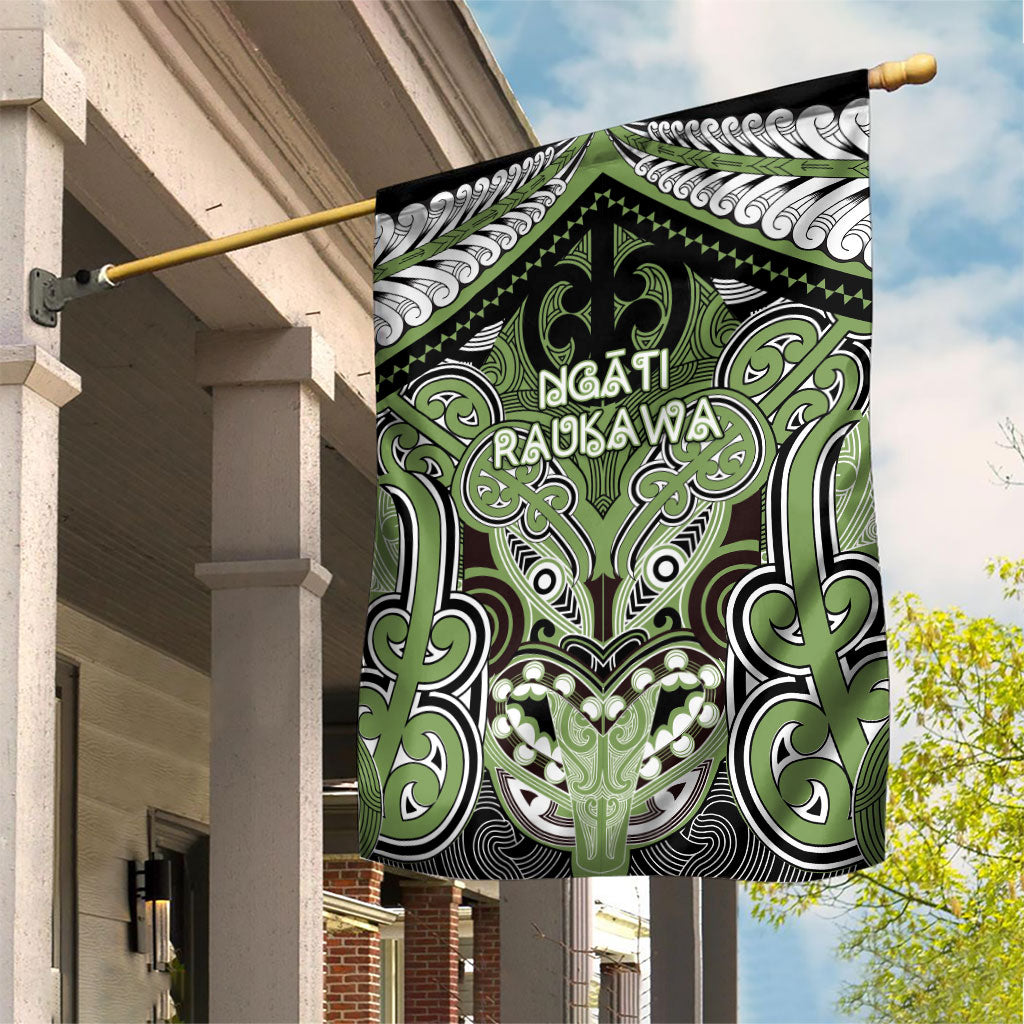 Aotearoa Iwi Ngati Raukawa Garden Flag Maori Kowhaiwhai Pattern