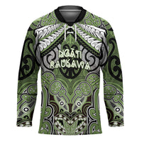 Aotearoa Iwi Ngati Raukawa Personalised Hockey Jersey Maori Kowhaiwhai Pattern