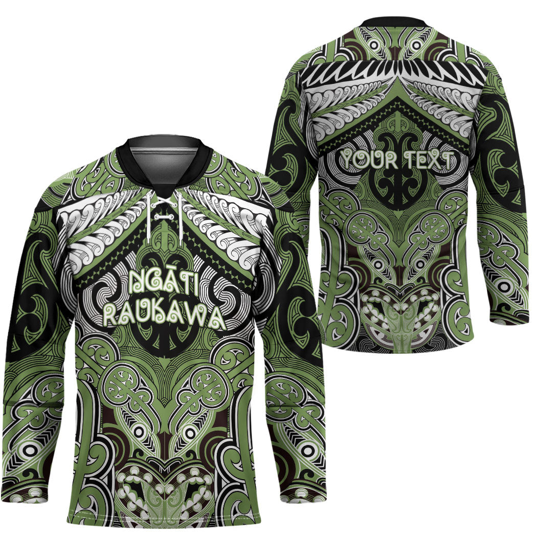 Aotearoa Iwi Ngati Raukawa Personalised Hockey Jersey Maori Kowhaiwhai Pattern