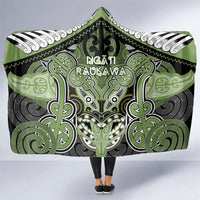 Aotearoa Iwi Ngati Raukawa Hooded Blanket Maori Kowhaiwhai Pattern