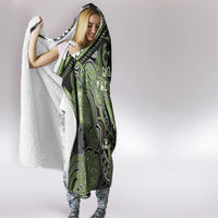 Aotearoa Iwi Ngati Raukawa Hooded Blanket Maori Kowhaiwhai Pattern