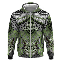 Aotearoa Iwi Ngati Raukawa Personalised Hoodie Maori Kowhaiwhai Pattern