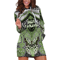 Aotearoa Iwi Ngati Raukawa Personalised Hoodie Dress Maori Kowhaiwhai Pattern