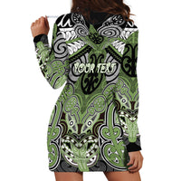 Aotearoa Iwi Ngati Raukawa Personalised Hoodie Dress Maori Kowhaiwhai Pattern