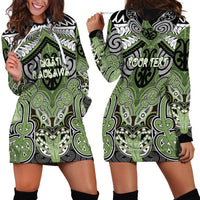 Aotearoa Iwi Ngati Raukawa Personalised Hoodie Dress Maori Kowhaiwhai Pattern
