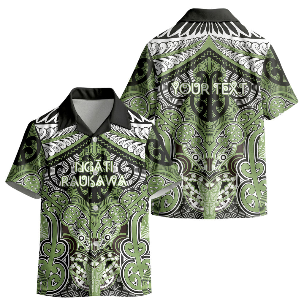 Aotearoa Iwi Ngati Raukawa Personalised Kid Hawaiian Shirt Maori Kowhaiwhai Pattern