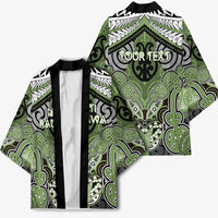 Aotearoa Iwi Ngati Raukawa Personalised Kimono Maori Kowhaiwhai Pattern