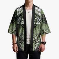 Aotearoa Iwi Ngati Raukawa Personalised Kimono Maori Kowhaiwhai Pattern