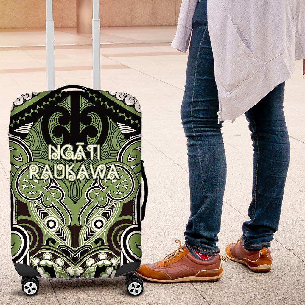 Aotearoa Iwi Ngati Raukawa Luggage Cover Maori Kowhaiwhai Pattern
