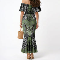 Aotearoa Iwi Ngati Raukawa Personalised Mermaid Dress Maori Kowhaiwhai Pattern