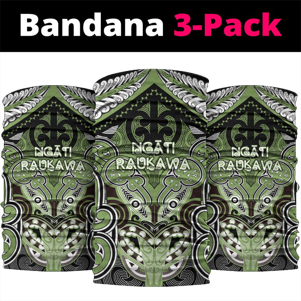Aotearoa Iwi Ngati Raukawa Neck Gaiter Maori Kowhaiwhai Pattern