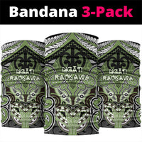Aotearoa Iwi Ngati Raukawa Neck Gaiter Maori Kowhaiwhai Pattern