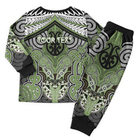 Aotearoa Iwi Ngati Raukawa Personalised Christmas Pajama Set Maori Kowhaiwhai Pattern