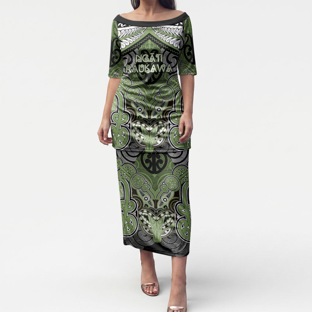 Aotearoa Iwi Ngati Raukawa Personalised Puletasi Maori Kowhaiwhai Pattern