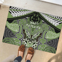Aotearoa Iwi Ngati Raukawa Rubber Doormat Maori Kowhaiwhai Pattern