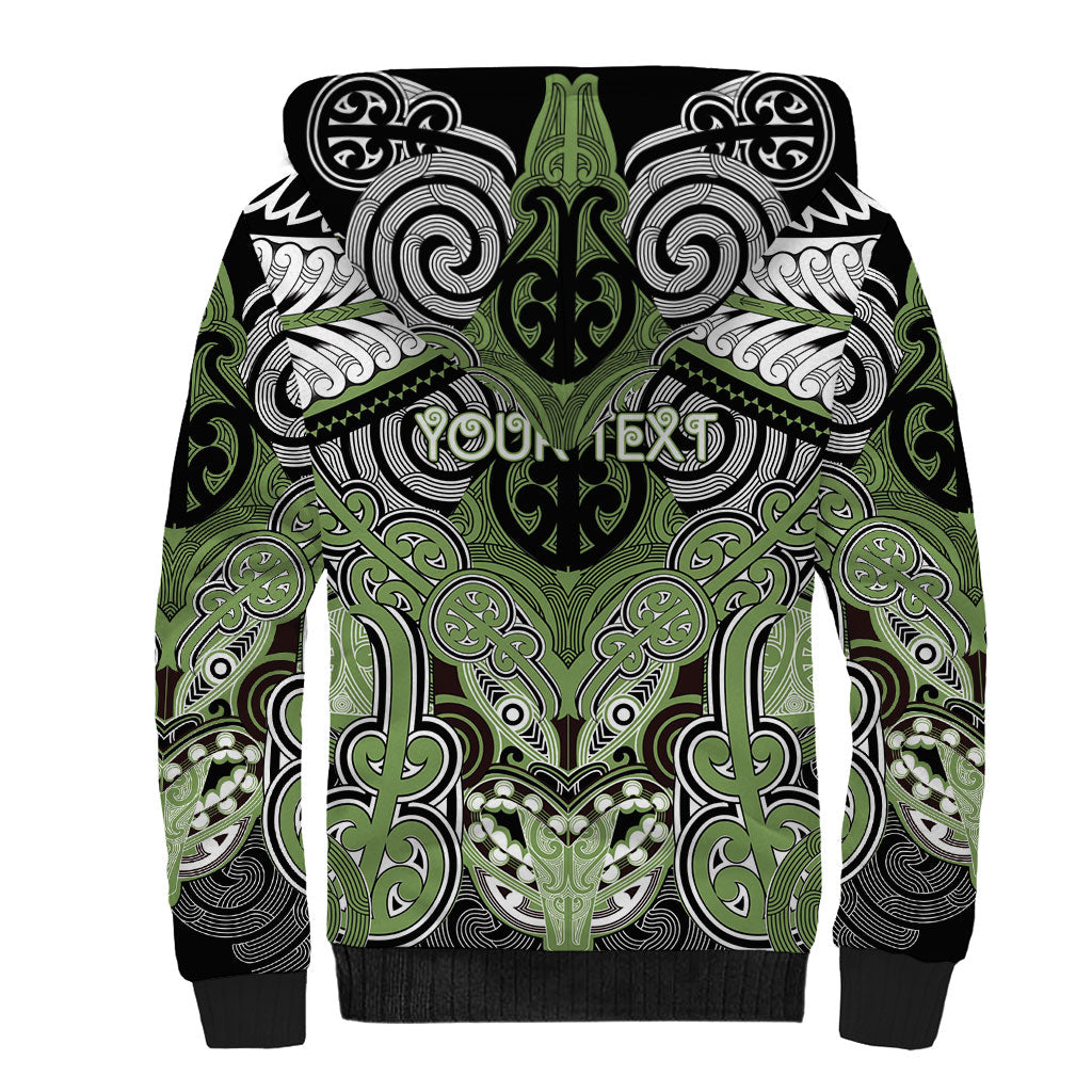 Aotearoa Iwi Ngati Raukawa Personalised Sherpa Hoodie Maori Kowhaiwhai Pattern