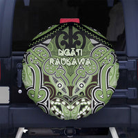 Aotearoa Iwi Ngati Raukawa Spare Tire Cover Maori Kowhaiwhai Pattern