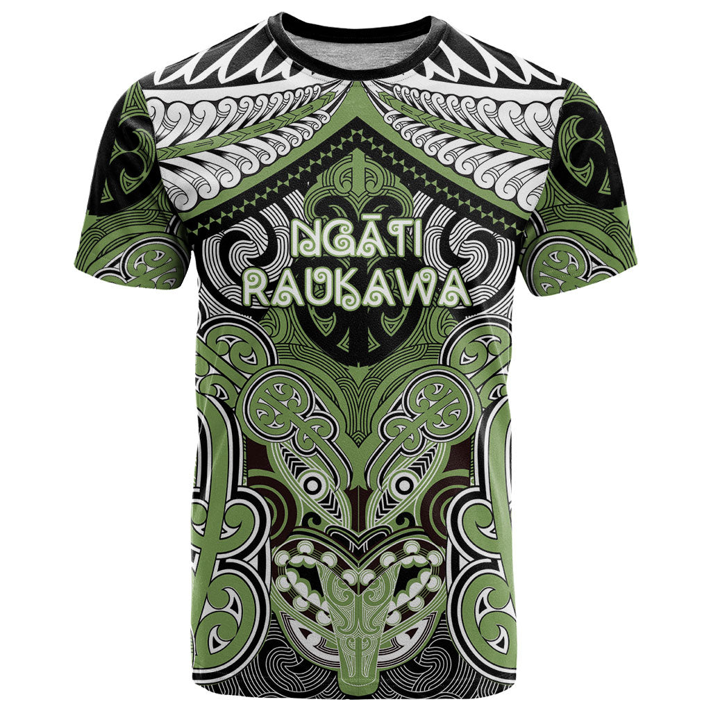 Aotearoa Iwi Ngati Raukawa Personalised T Shirt Maori Kowhaiwhai Pattern