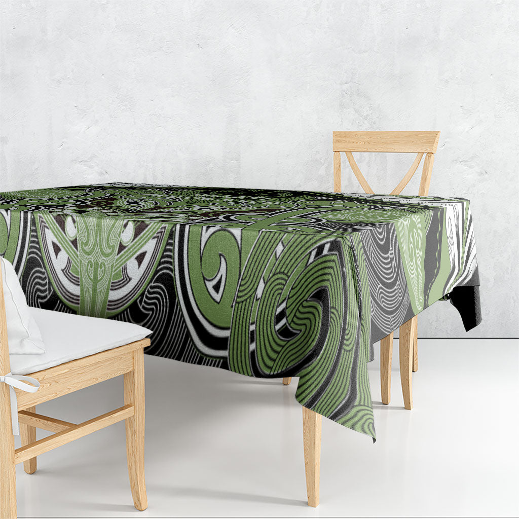 Aotearoa Iwi Ngati Raukawa Tablecloth Maori Kowhaiwhai Pattern