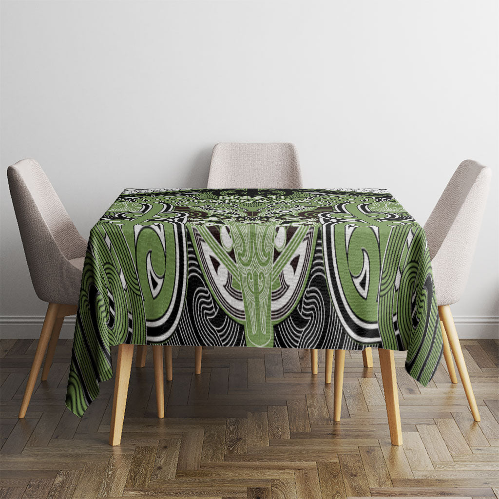 Aotearoa Iwi Ngati Raukawa Tablecloth Maori Kowhaiwhai Pattern