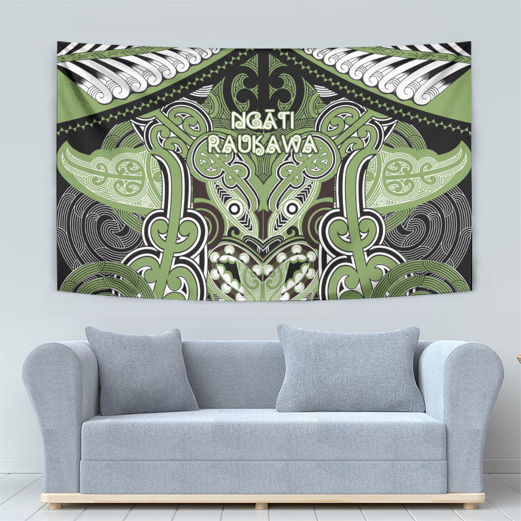 Aotearoa Iwi Ngati Raukawa Tapestry Maori Kowhaiwhai Pattern