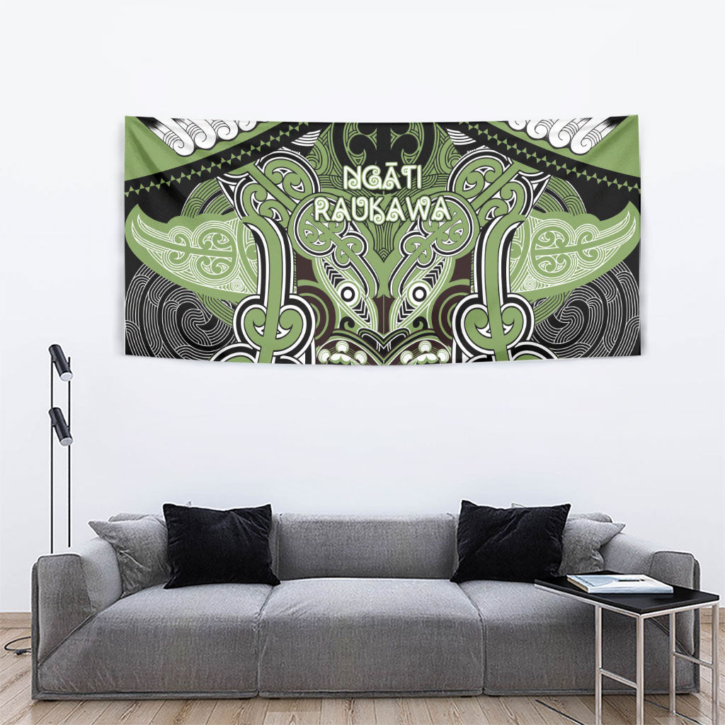 Aotearoa Iwi Ngati Raukawa Tapestry Maori Kowhaiwhai Pattern