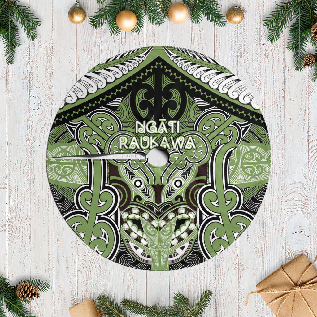 Aotearoa Iwi Ngati Raukawa Tree Skirt Maori Kowhaiwhai Pattern