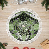 Aotearoa Iwi Ngati Raukawa Tree Skirt Maori Kowhaiwhai Pattern