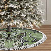 Aotearoa Iwi Ngati Raukawa Tree Skirt Maori Kowhaiwhai Pattern