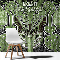 Aotearoa Iwi Ngati Raukawa Window Curtain Maori Kowhaiwhai Pattern