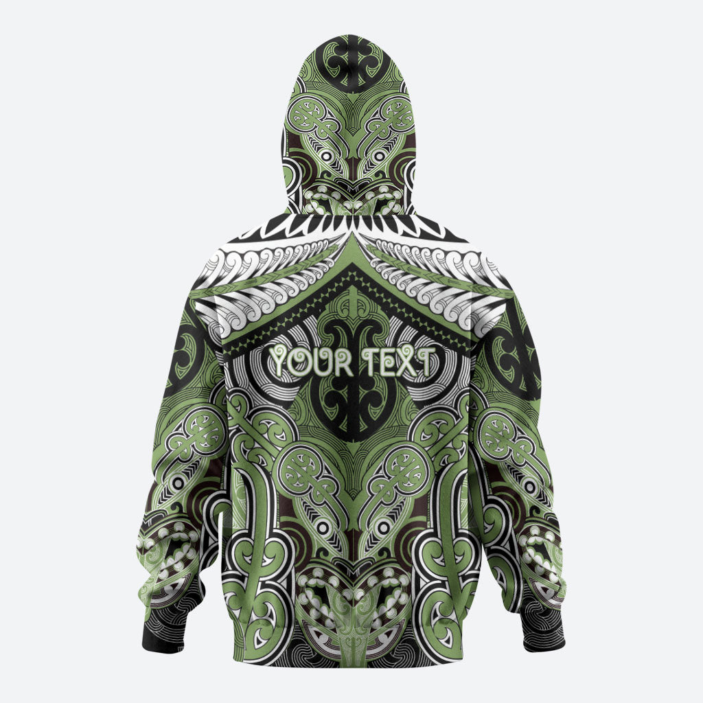 Aotearoa Iwi Ngati Raukawa Personalised Zip Hoodie Maori Kowhaiwhai Pattern